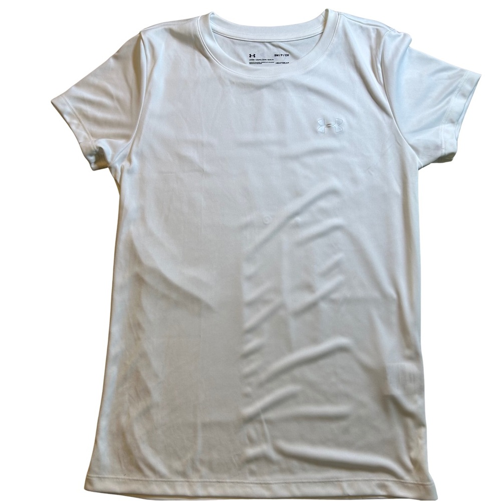 Under Armour Women's Velocity Solid Crew Short Sleeve, White